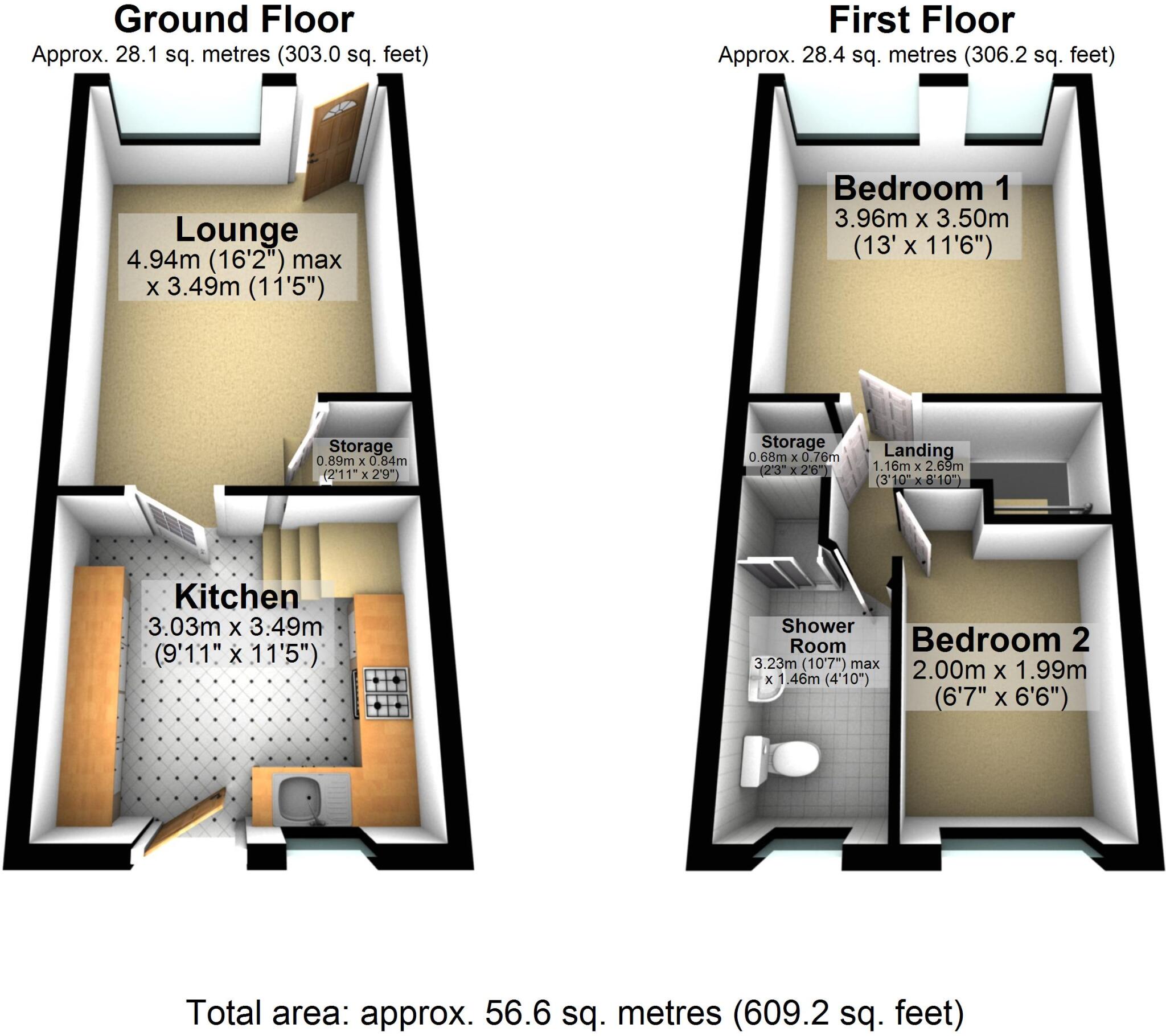 Quantock Road, Long Eaton, Long Eaton, NG10 floorplan