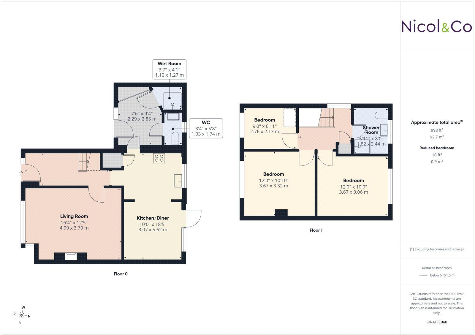 Hallow Lane, Lower Broadheath, Worcester, Worcestershire, WR2 floorplan