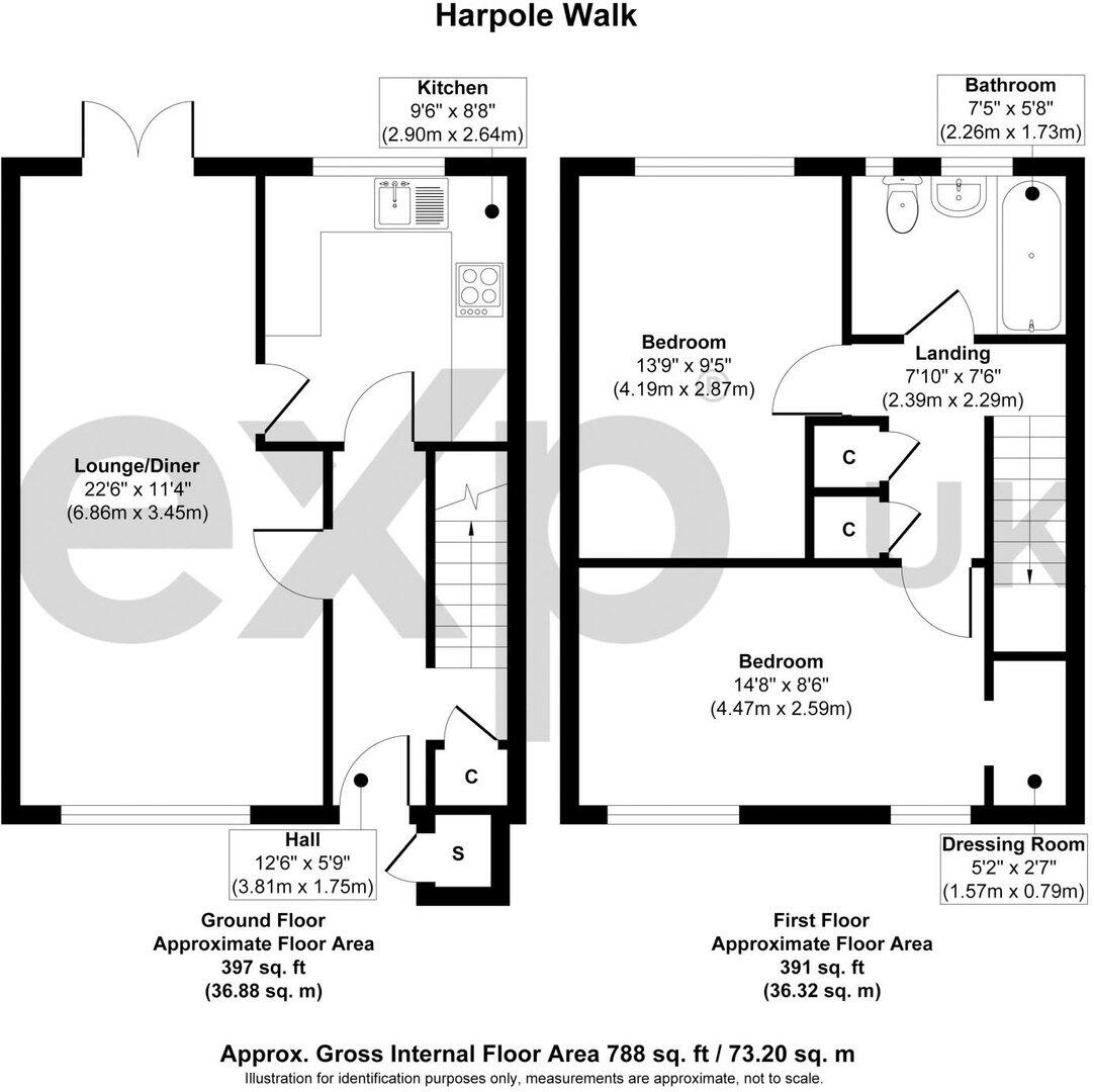 Harpole Walk, Arnold, Nottingham, NG5 8LJ floorplan