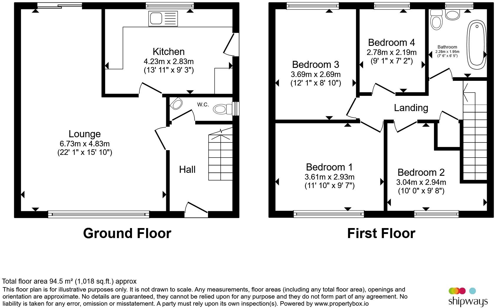 Piccadilly Close, Birmingham floorplan