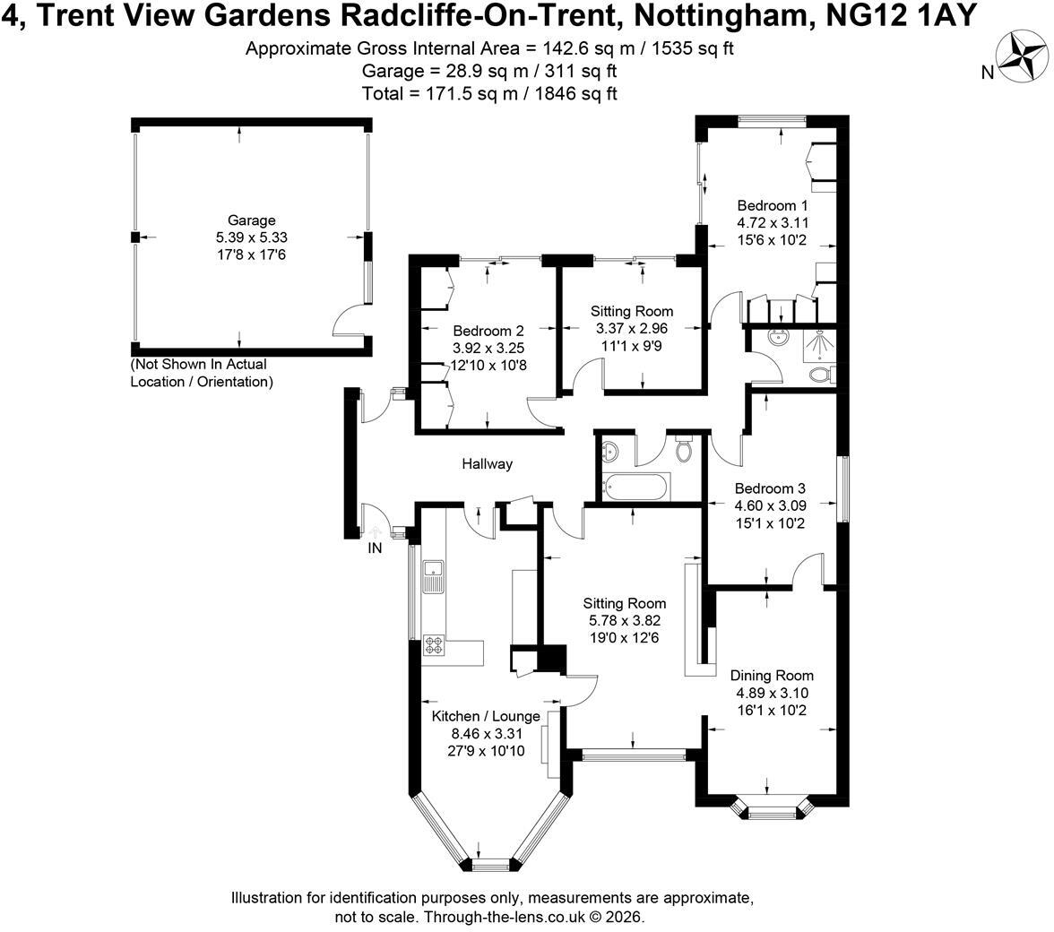 Trent View Gardens, Radcliffe-On-Trent, Nottingham floorplan