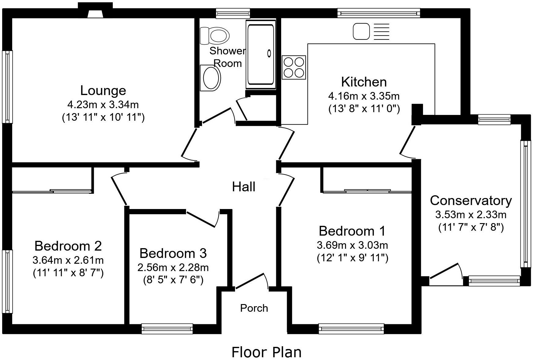Drummond Road, Bourne floorplan