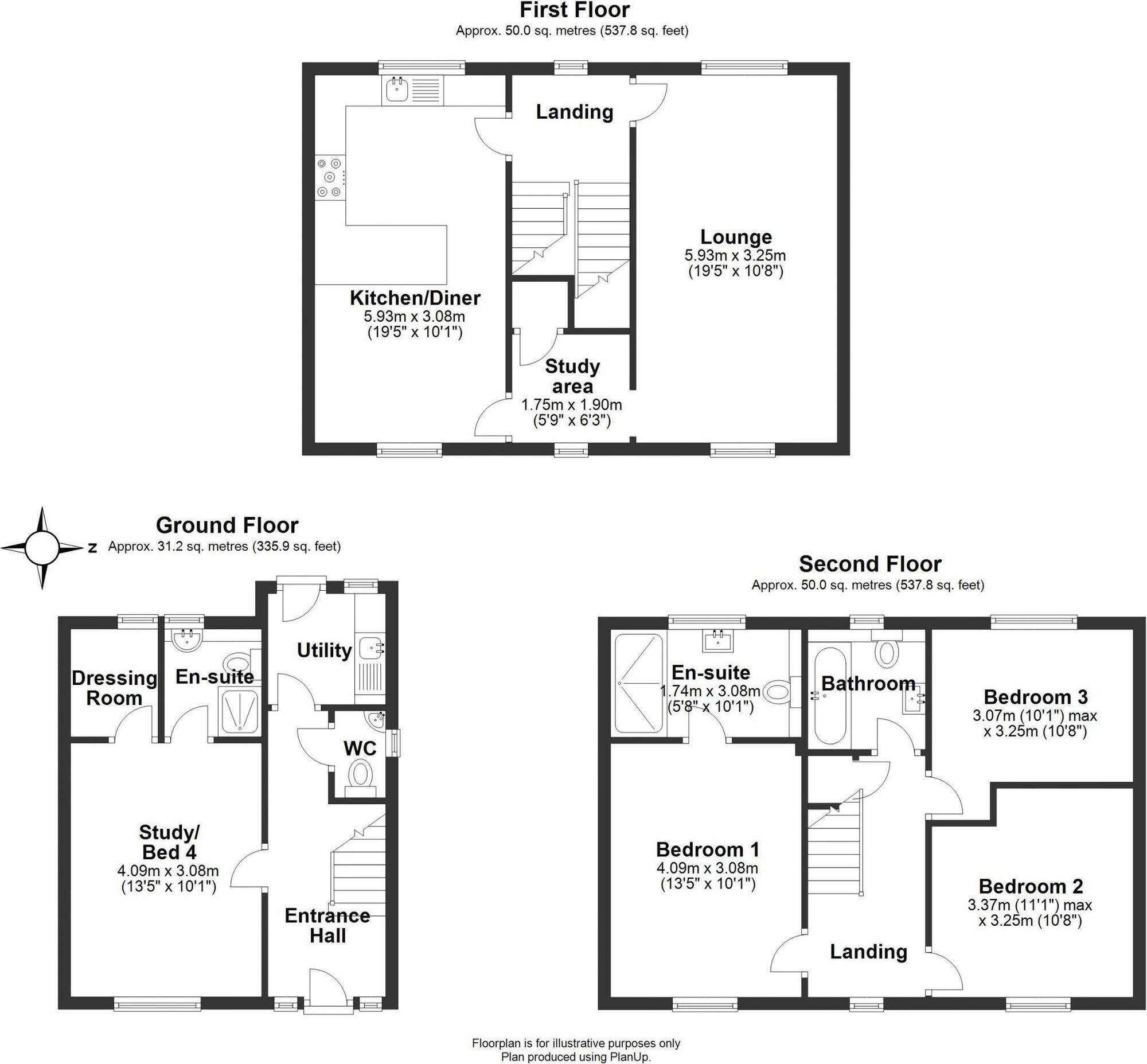 Monck Drive, Nantwich, CW5 floorplan