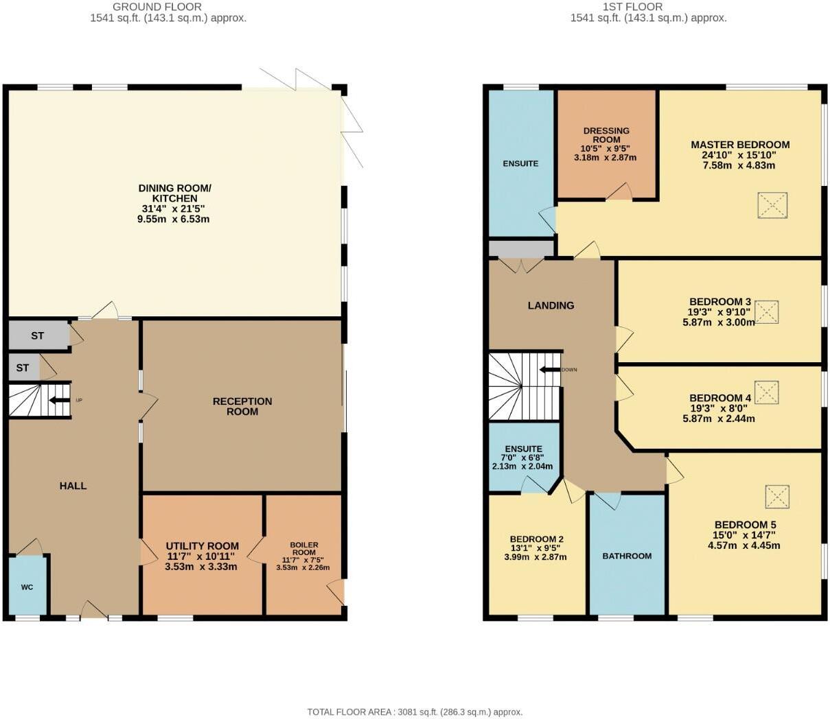 Green Hill Farm, Bishop Thornton floorplan