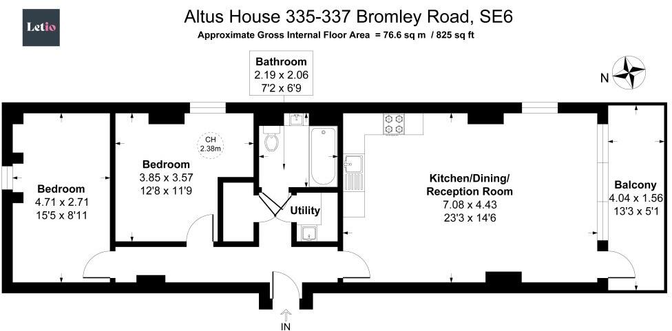 Bromley Road, Beckenham SE6 floorplan