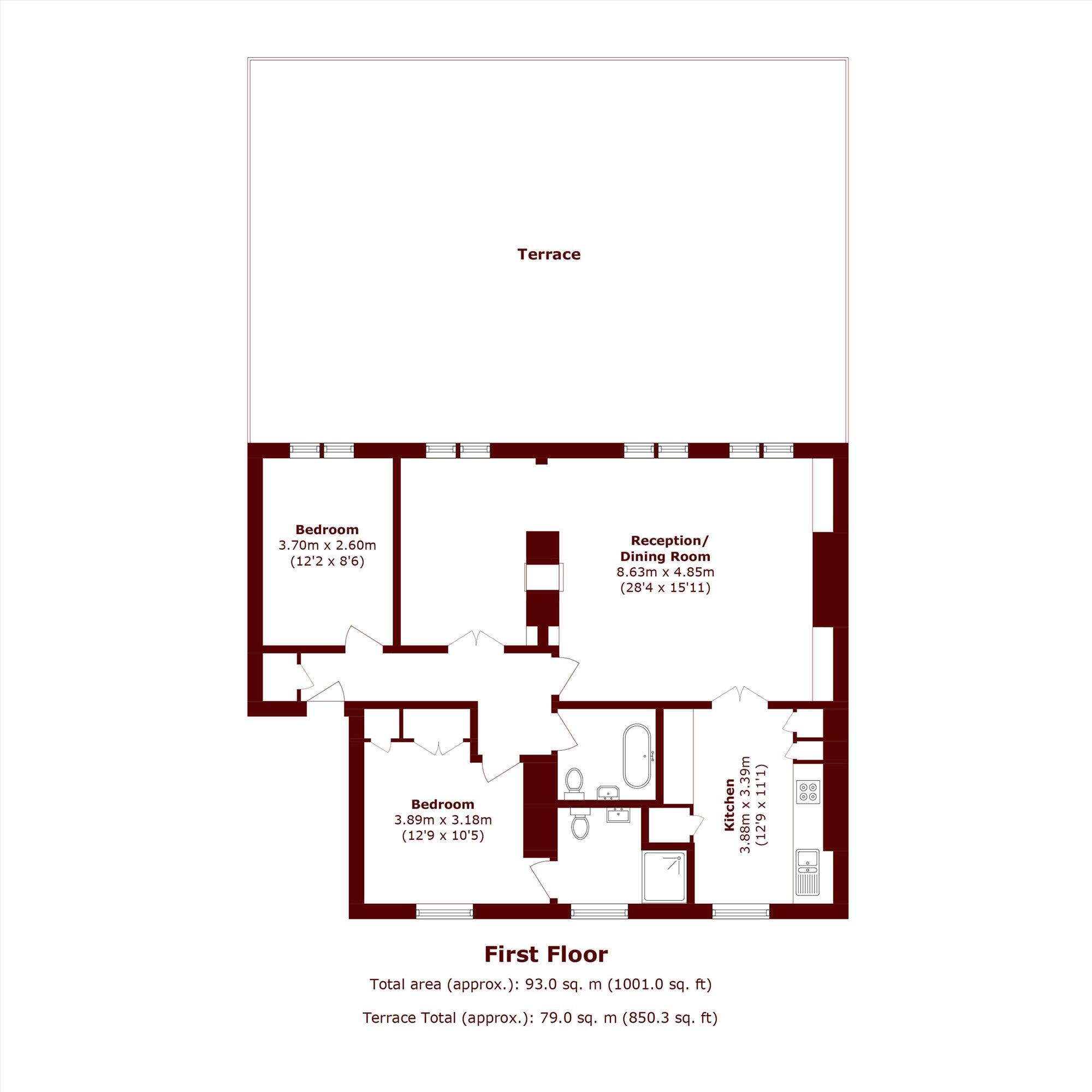 Holland Park Avenue, Holland Park floorplan