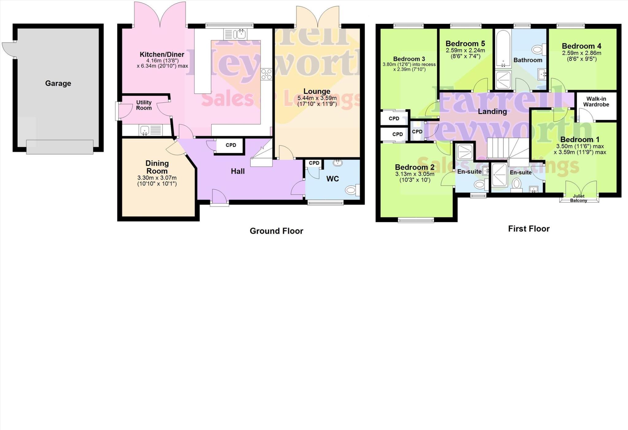 Norshaw Crescent, Broughton, Preston floorplan