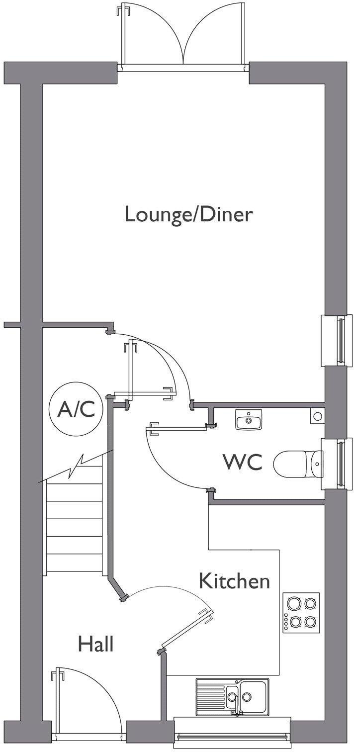 The Landings, Harrisons Lane, Halesworth, Suffolk, IP19 floorplan