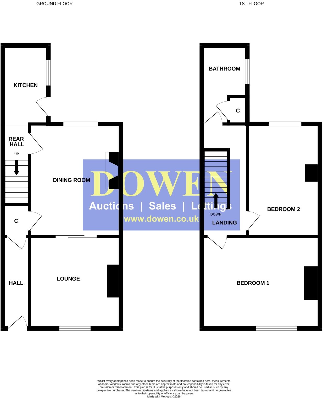 High Street, Howden le Wear, Crook, County Durham, DL15 floorplan