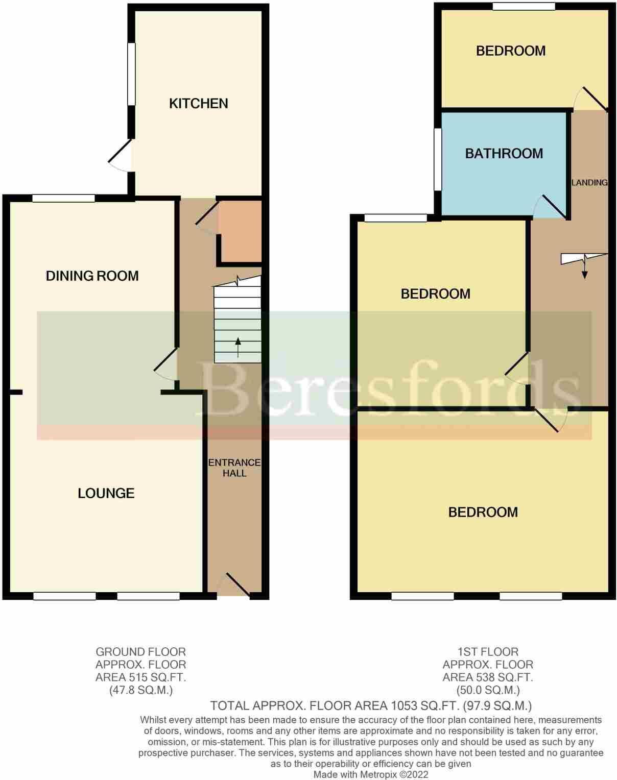 Kyme Road, Hornchurch, RM11 floorplan