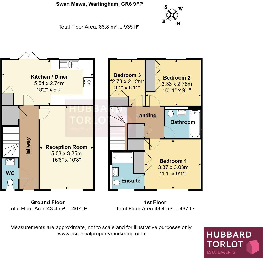 Swan Mews, Warlingham, CR6 9FP floorplan