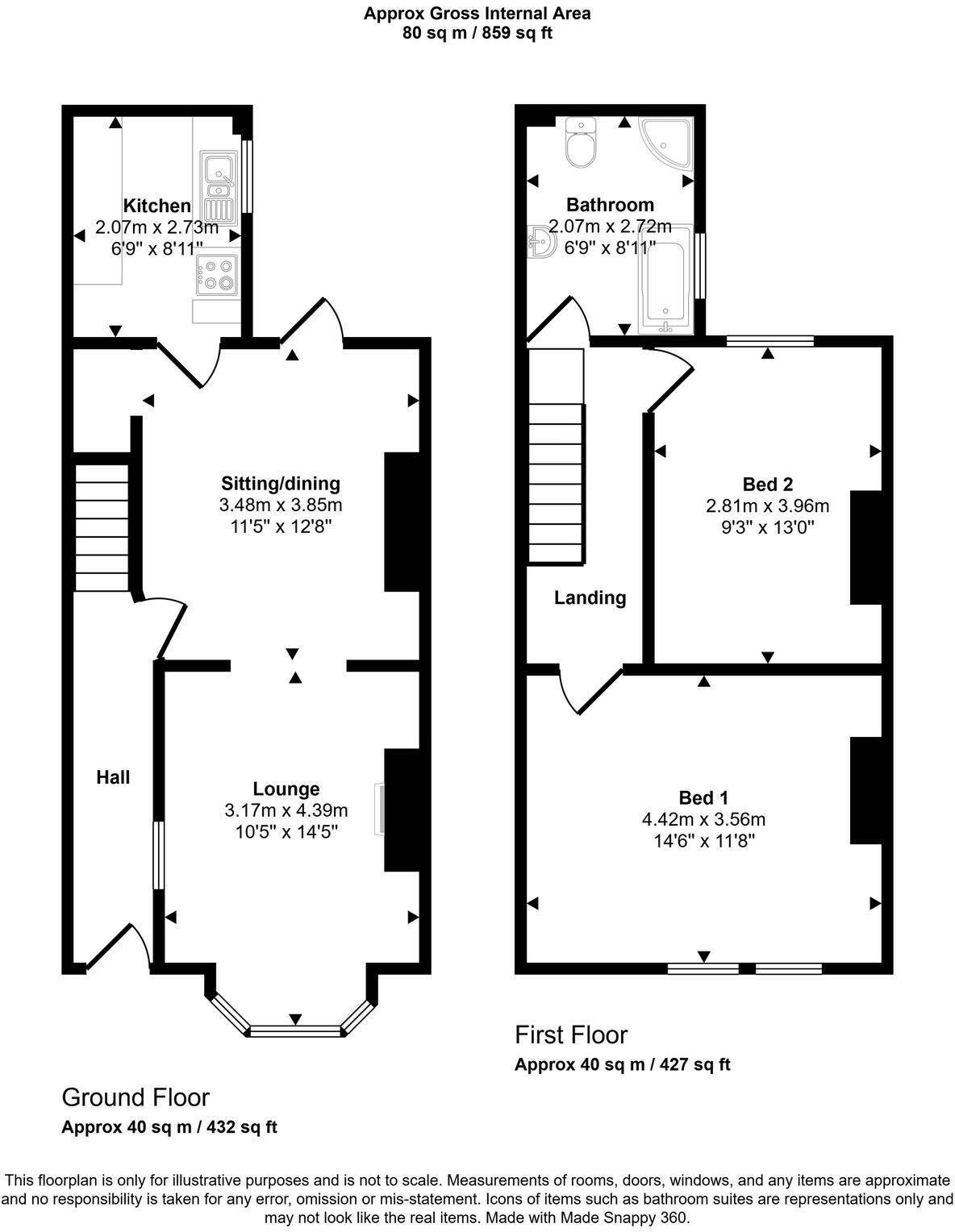 Danforth Grove, Levenshulme M19 2TD floorplan