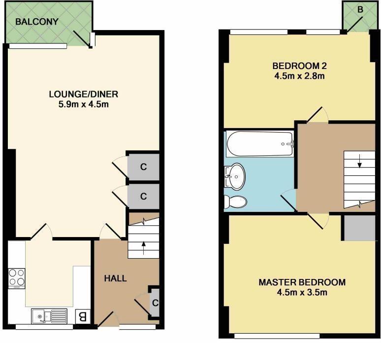 Derby Street, Sheffield, S2 floorplan