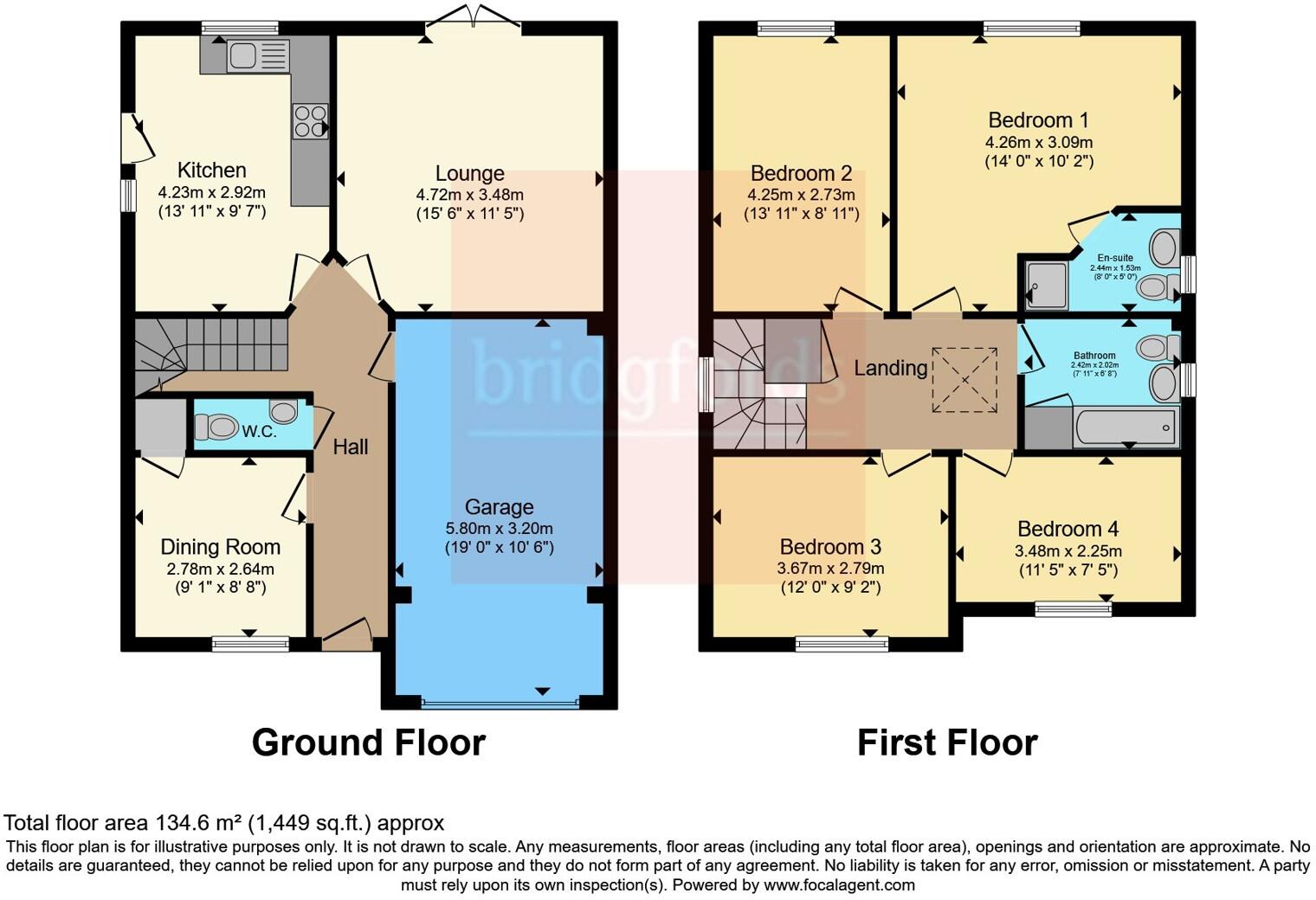 Twine Road, Wakefield, West Yorkshire, WF2 floorplan