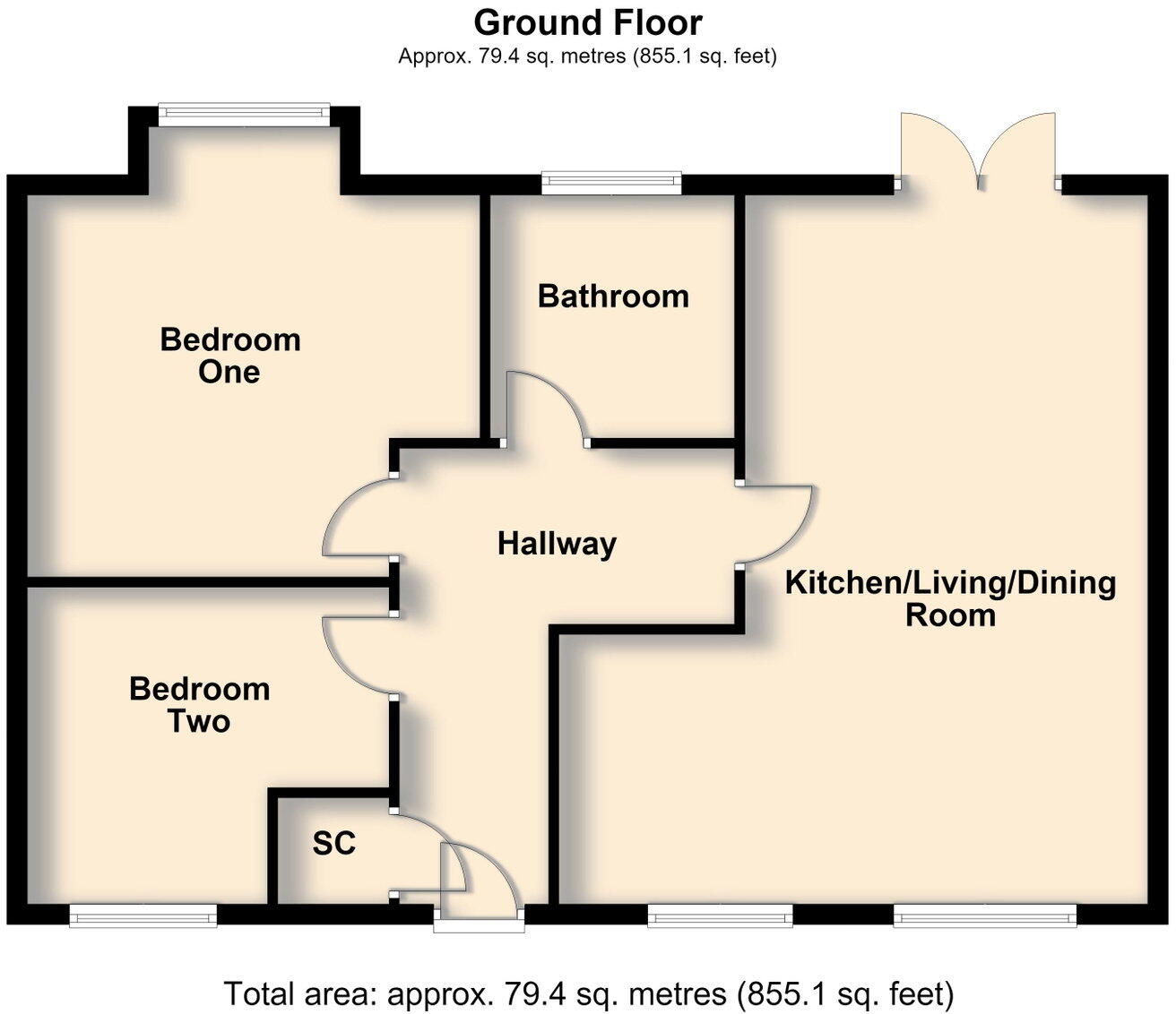 Barley Way, Market Harborough, LE16 9FQ floorplan