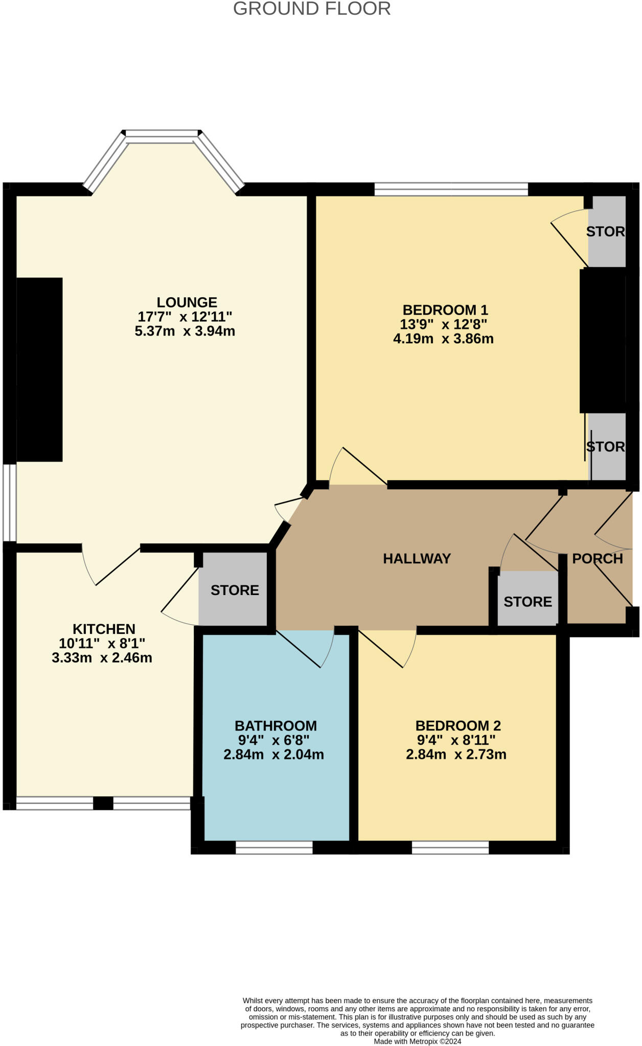 2/1, 90 Langside Road floorplan