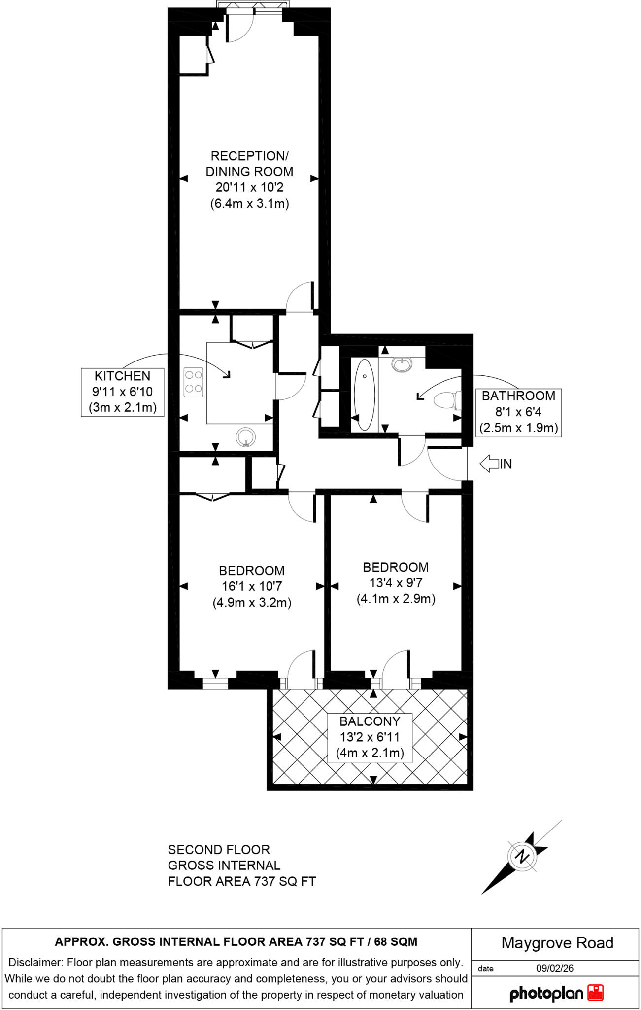 Maygrove Road, West Hampstead, NW6 floorplan