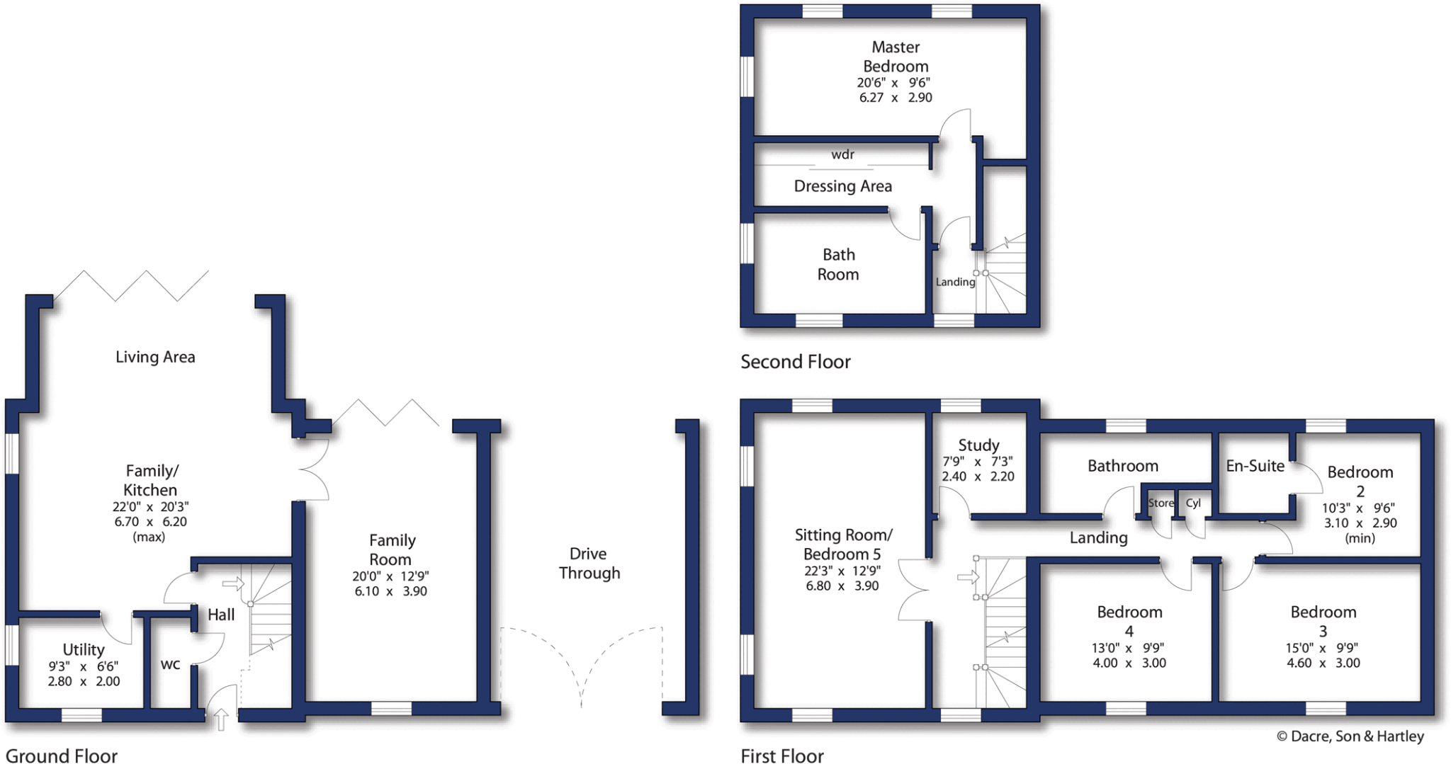 Bowcliffe Road, Bramham, Wetherby, West Yorkshire, LS23 floorplan