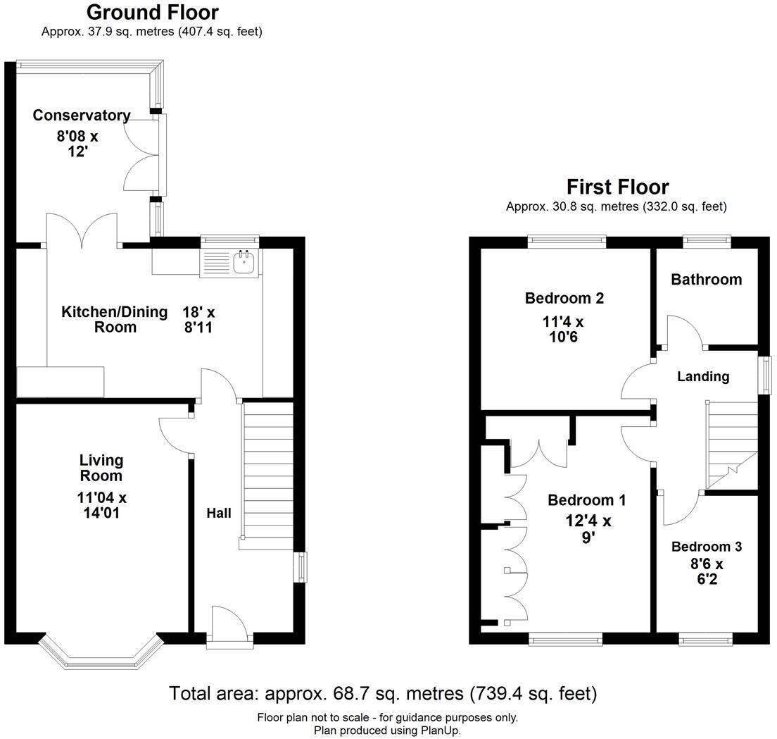 NN17 Sarrington Road, Corby floorplan