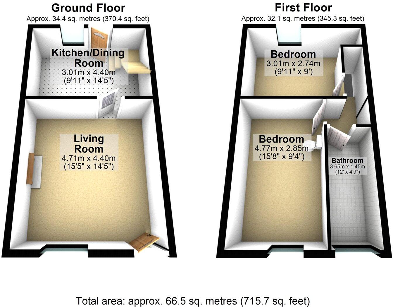 Victoria Street, Littleborough, Greater Manchester, OL15 floorplan