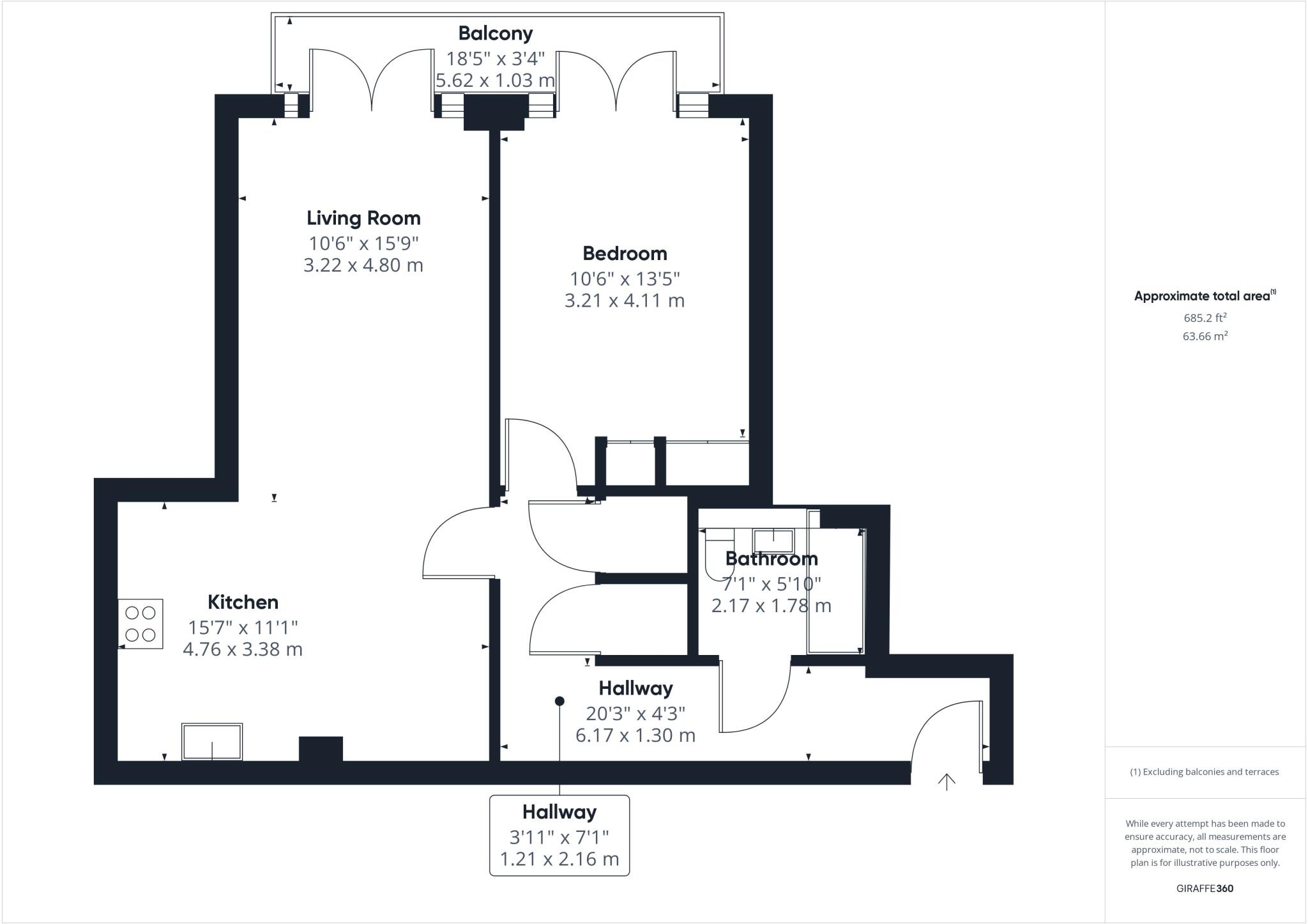 St. Peters Road, Bournemouth, BH1 floorplan