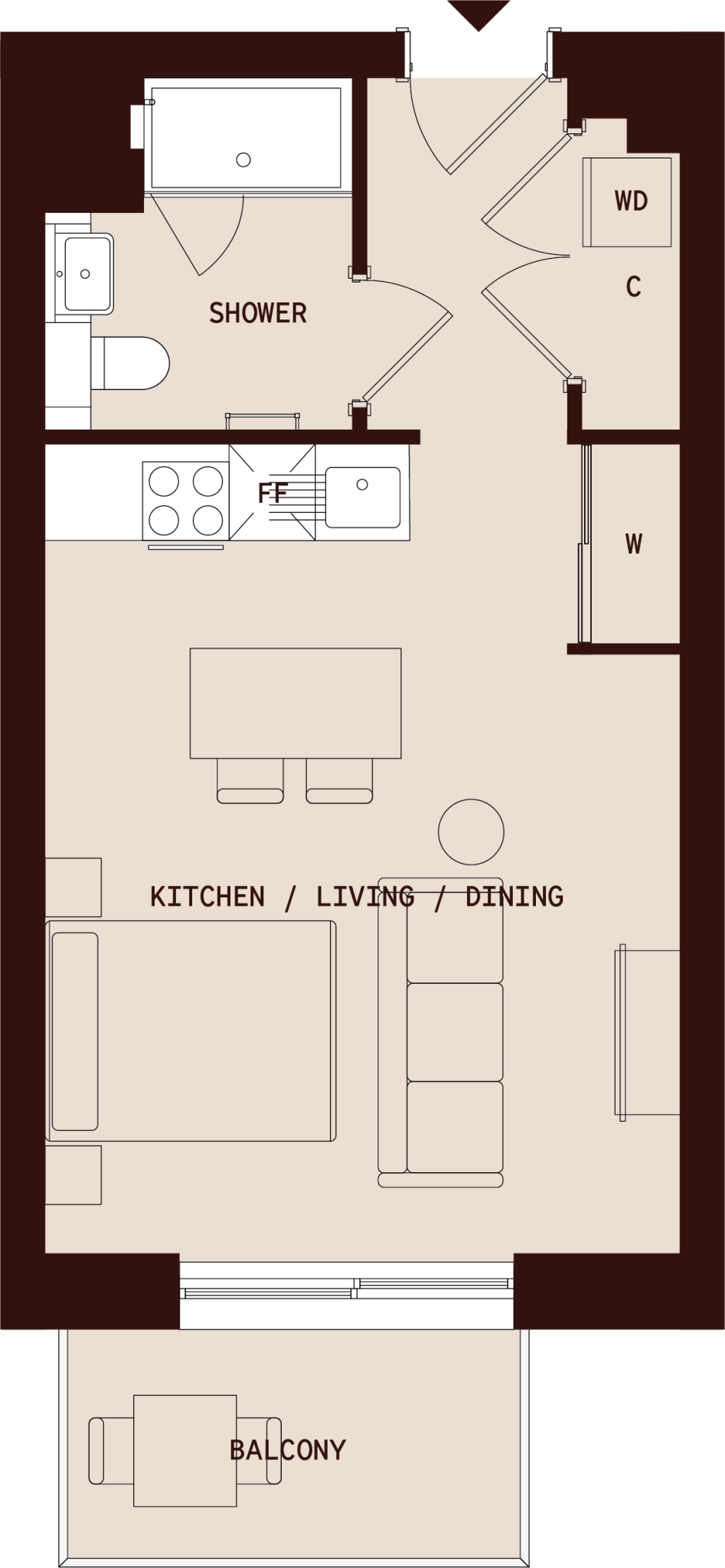 Dovecote House, Beaufort Square, Colindale, NW9 4GQ floorplan