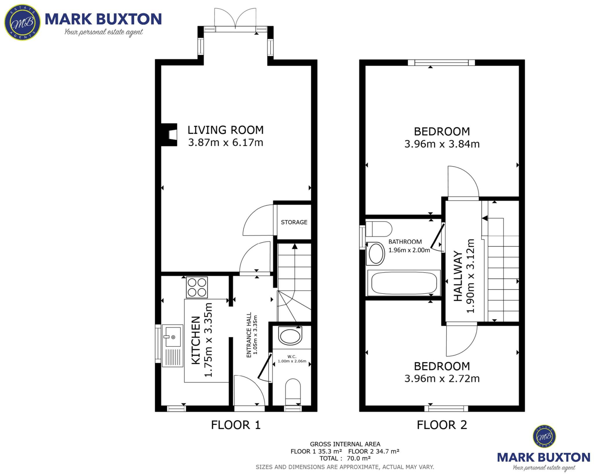 9, Park View Close, Stoke-on-Trent floorplan