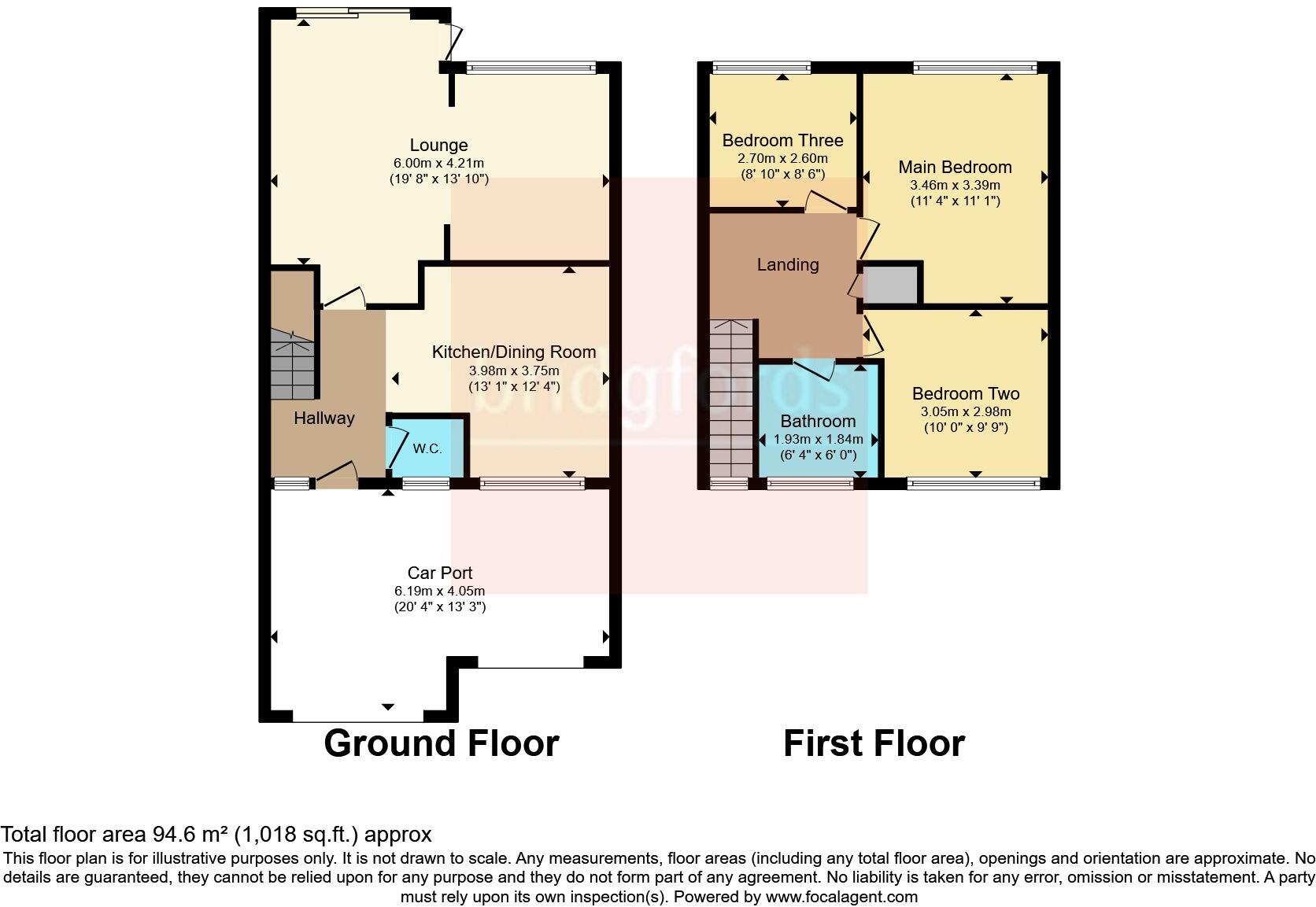 Portland Close, Hazel Grove, Stockport, Greater Manchester, SK7 floorplan