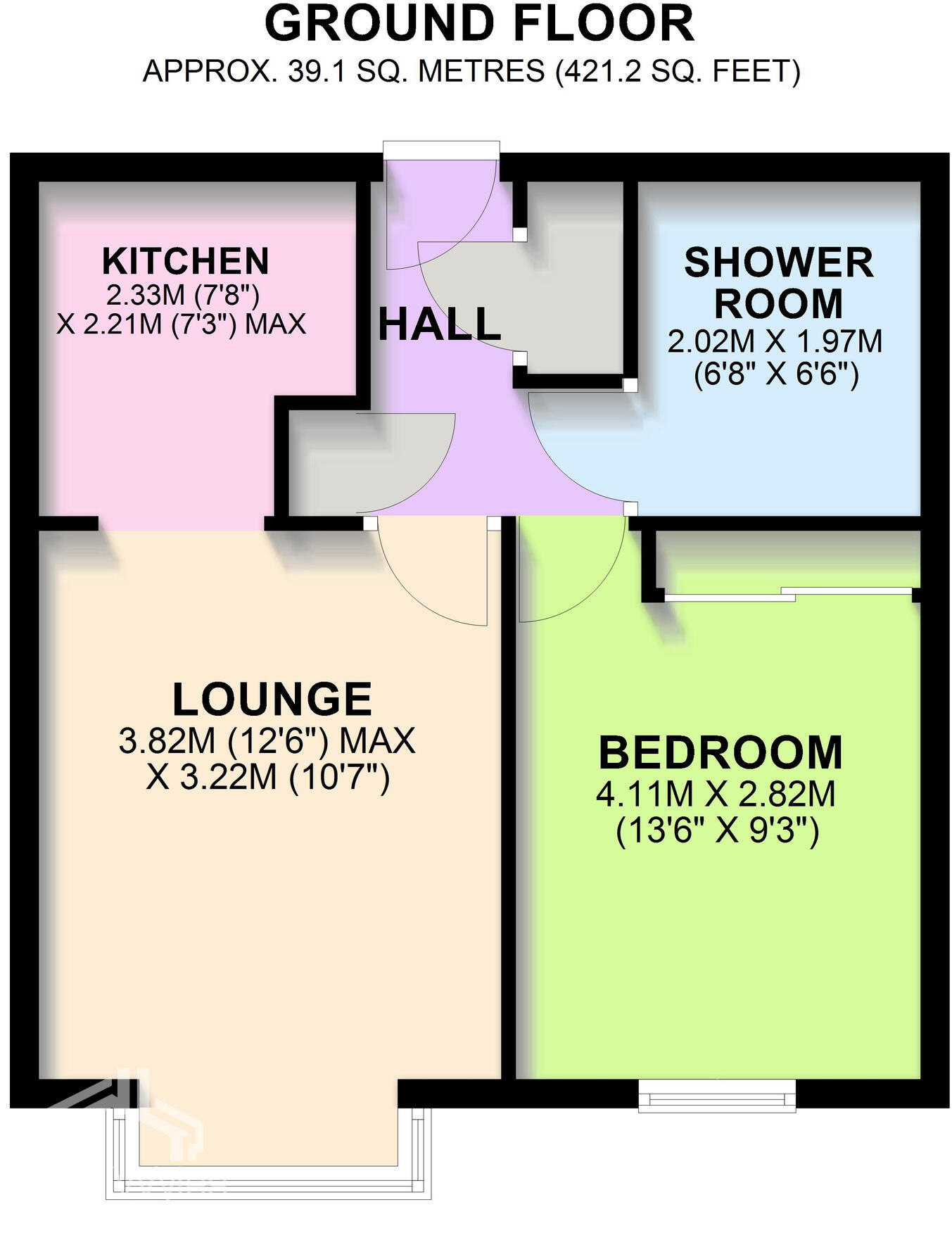 Flat 11, Oxford Court, Oxford Road, Ansdell, Lytham St. Annes, Lancashire floorplan