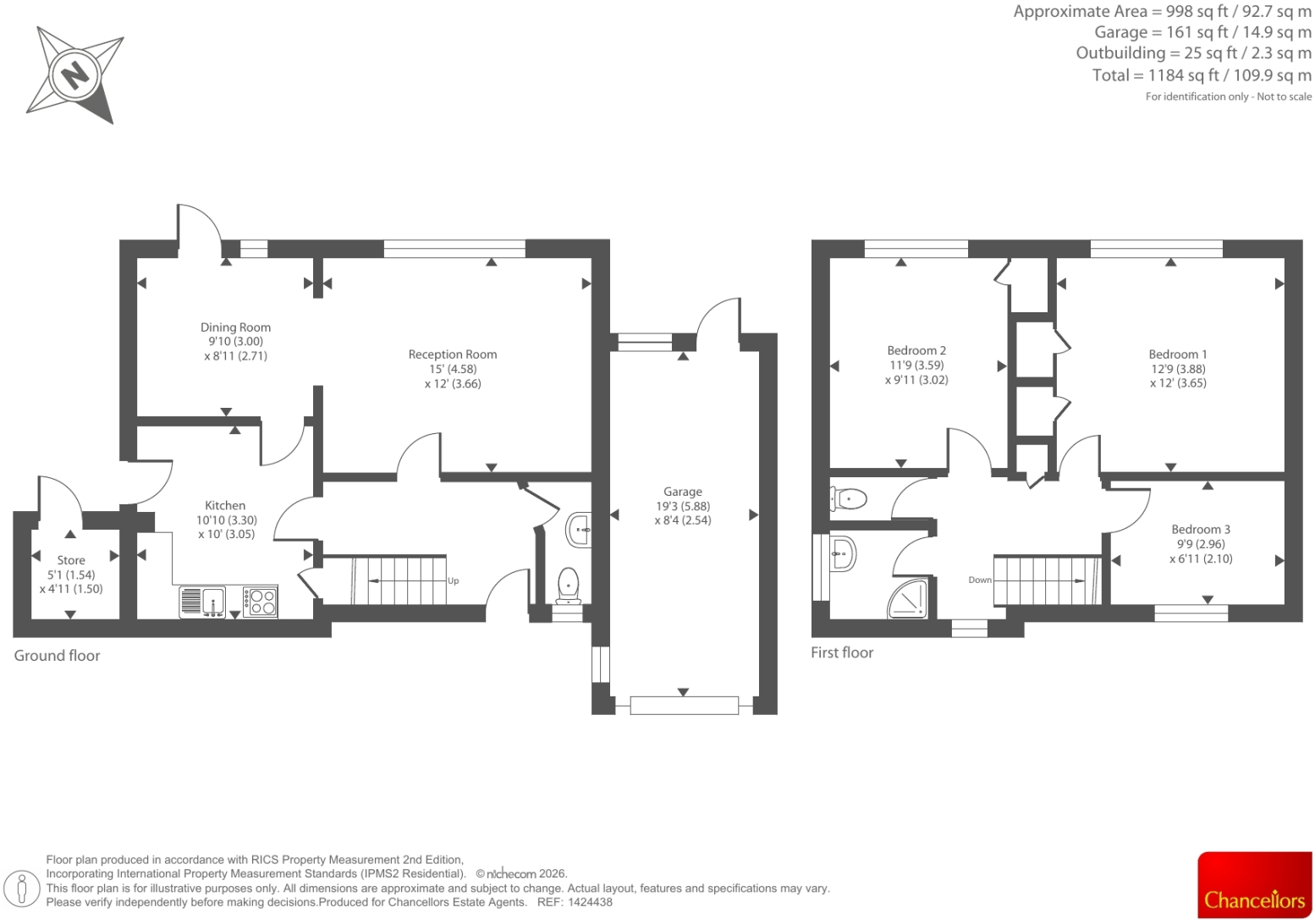 Crossway, Chesham floorplan