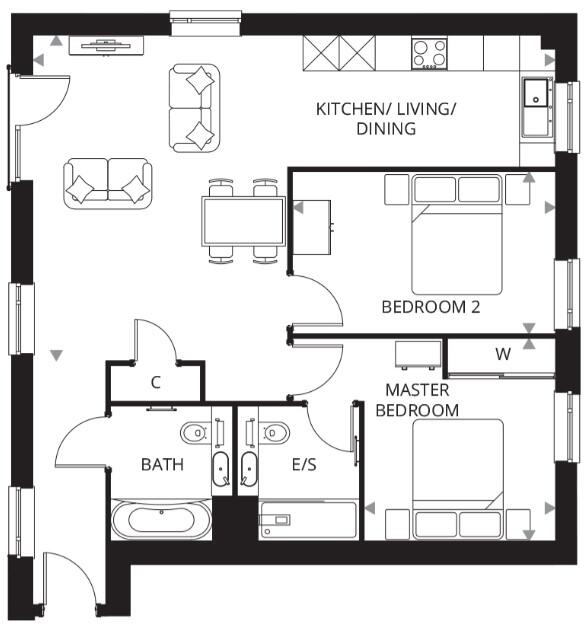 Harland Court, Bury St Edmunds, IP32 floorplan