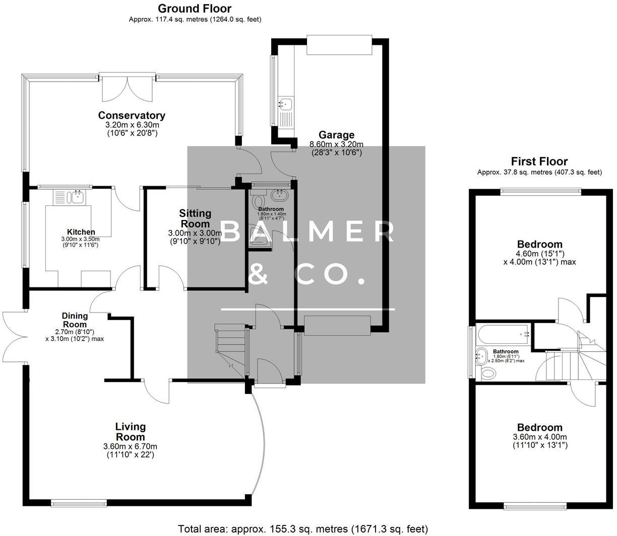 Broadway, Atherton, M46 floorplan