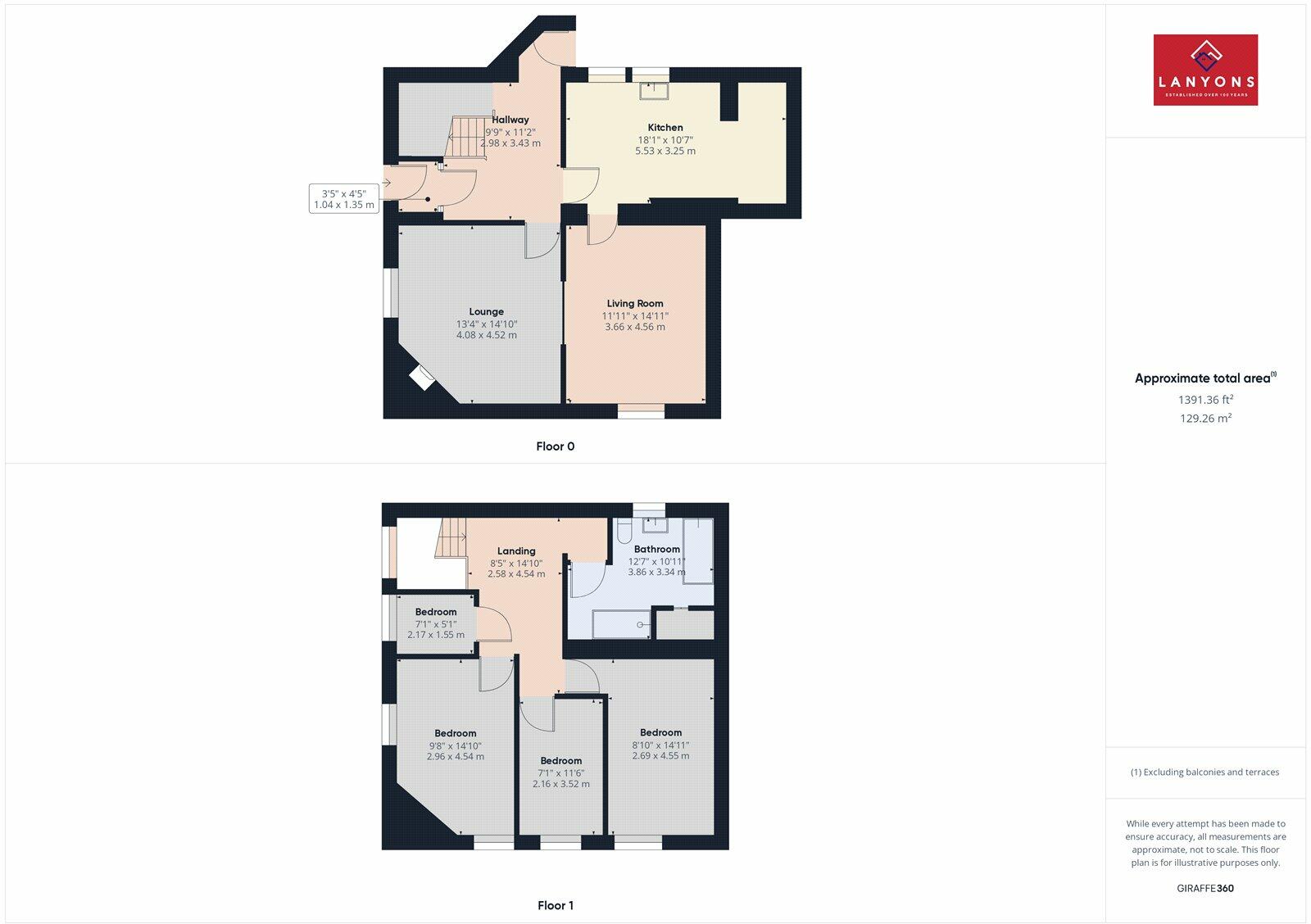 Oak Street, Treherbert, Rhondda Cynon Taf, CF42 floorplan