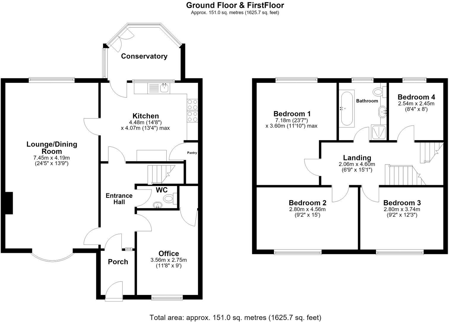 Chapel Road, Fillingham, Gainsborough, DN21 5BP floorplan