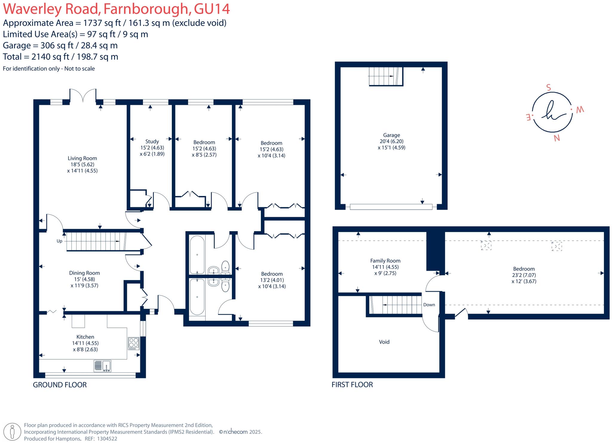 Waverley Road, Farnborough, GU14 floorplan