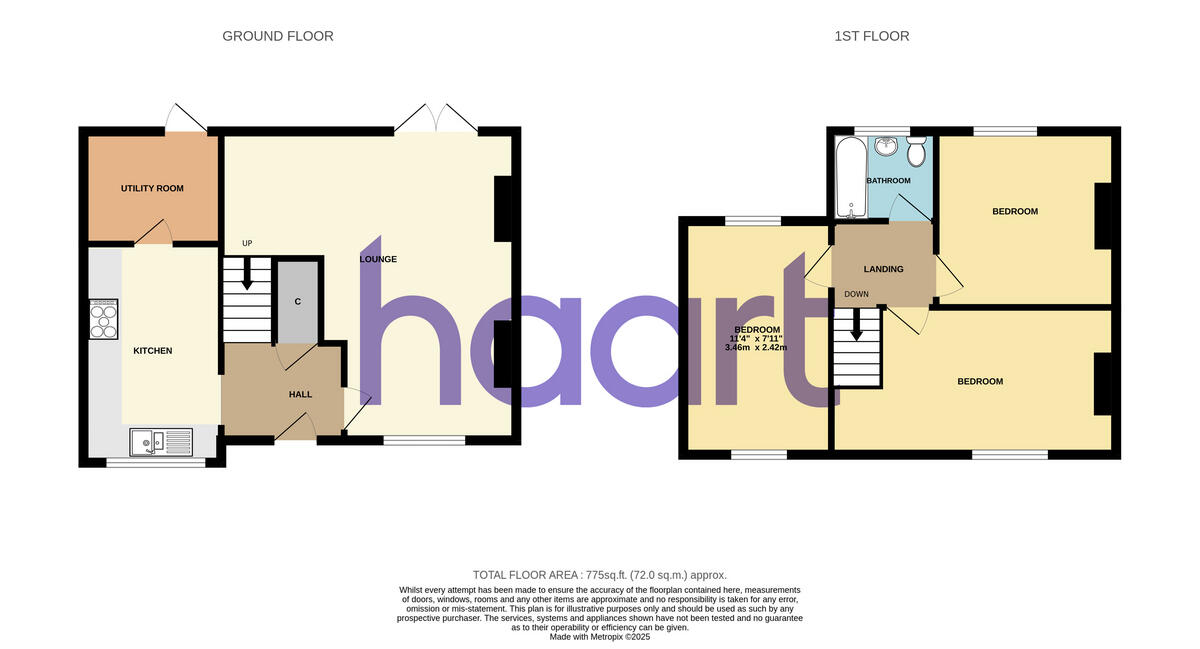 Aldrich Crescent, Croydon floorplan