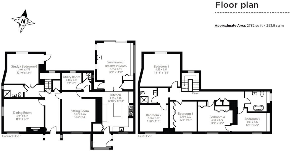 Huntsham, Tiverton, Devon, EX16 floorplan