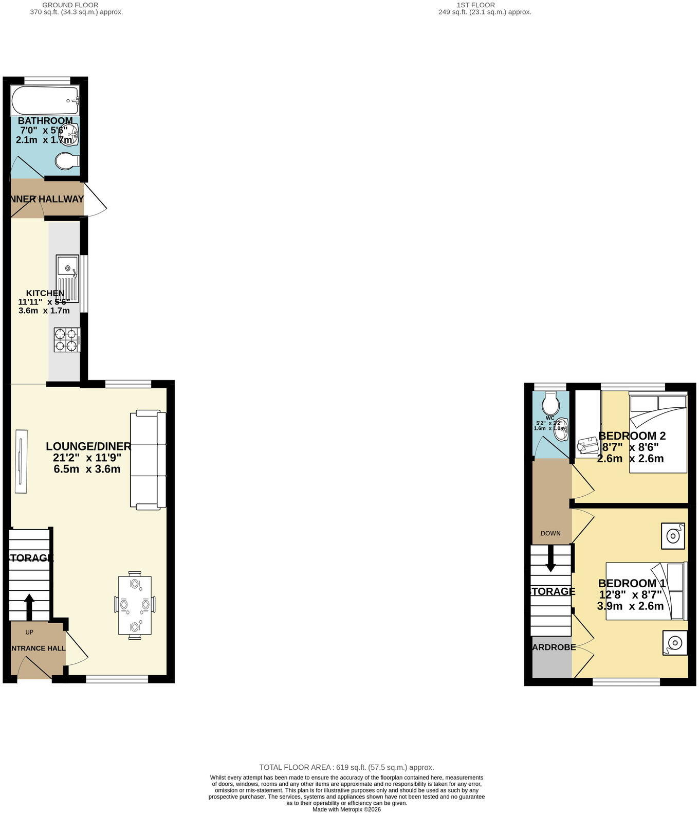 Underwood Road, Plymouth floorplan