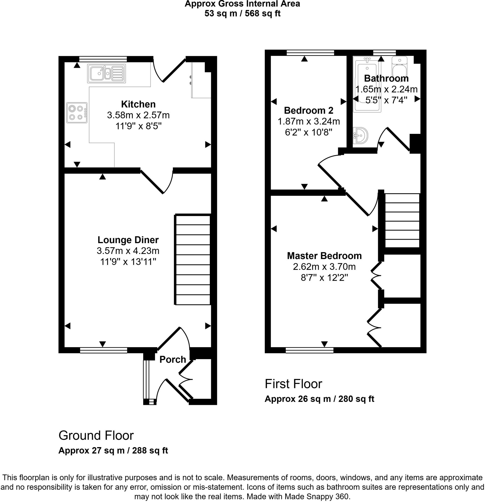 Burradon Road, Burradon, Cramlington, Tyne and Wear, NE23 7NG floorplan