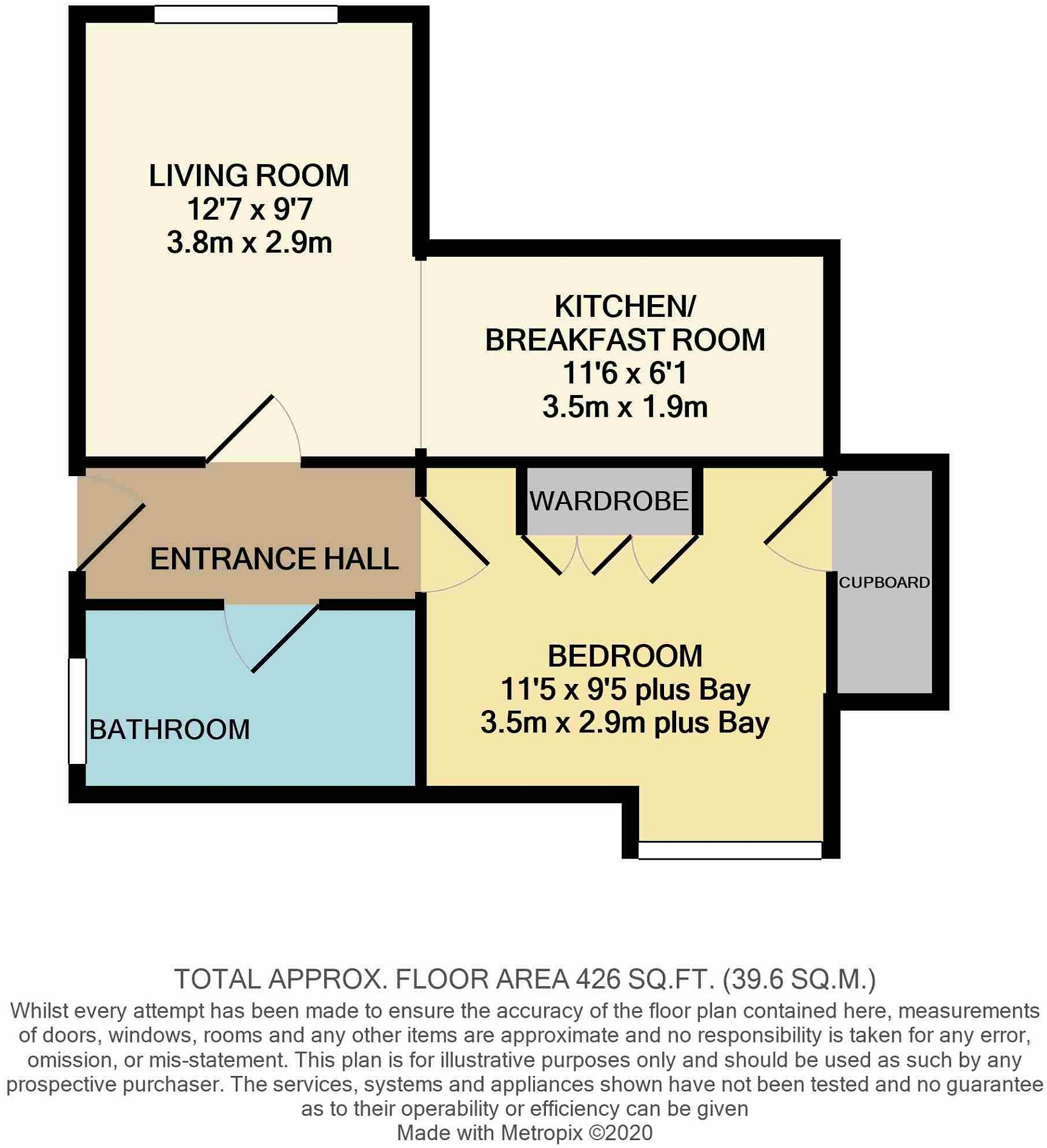 22 Avon Road West, Christchurch, Dorset. BH23 2DG floorplan