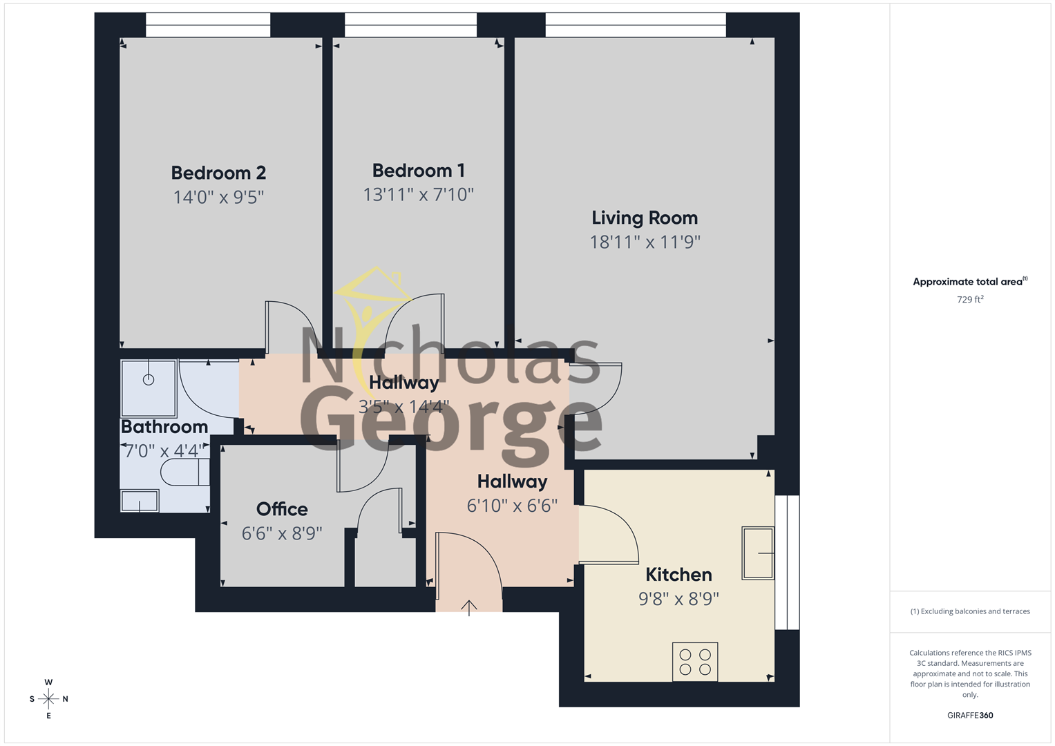 Elizabeth Court, Harborne, B17 0JH floorplan