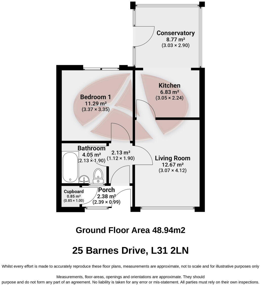 Barnes Drive, Maghull floorplan