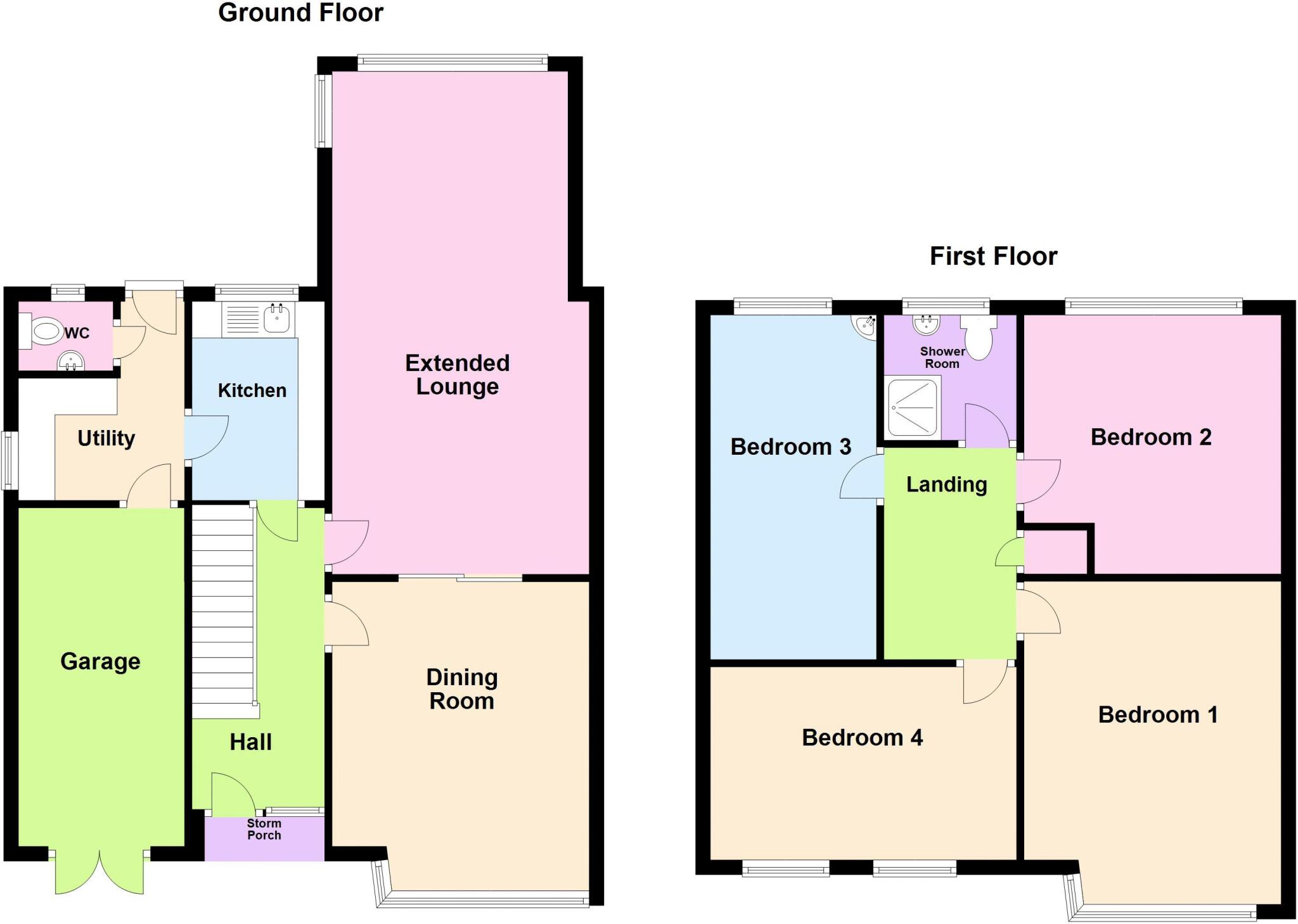 Hobart Drive, Walsall floorplan