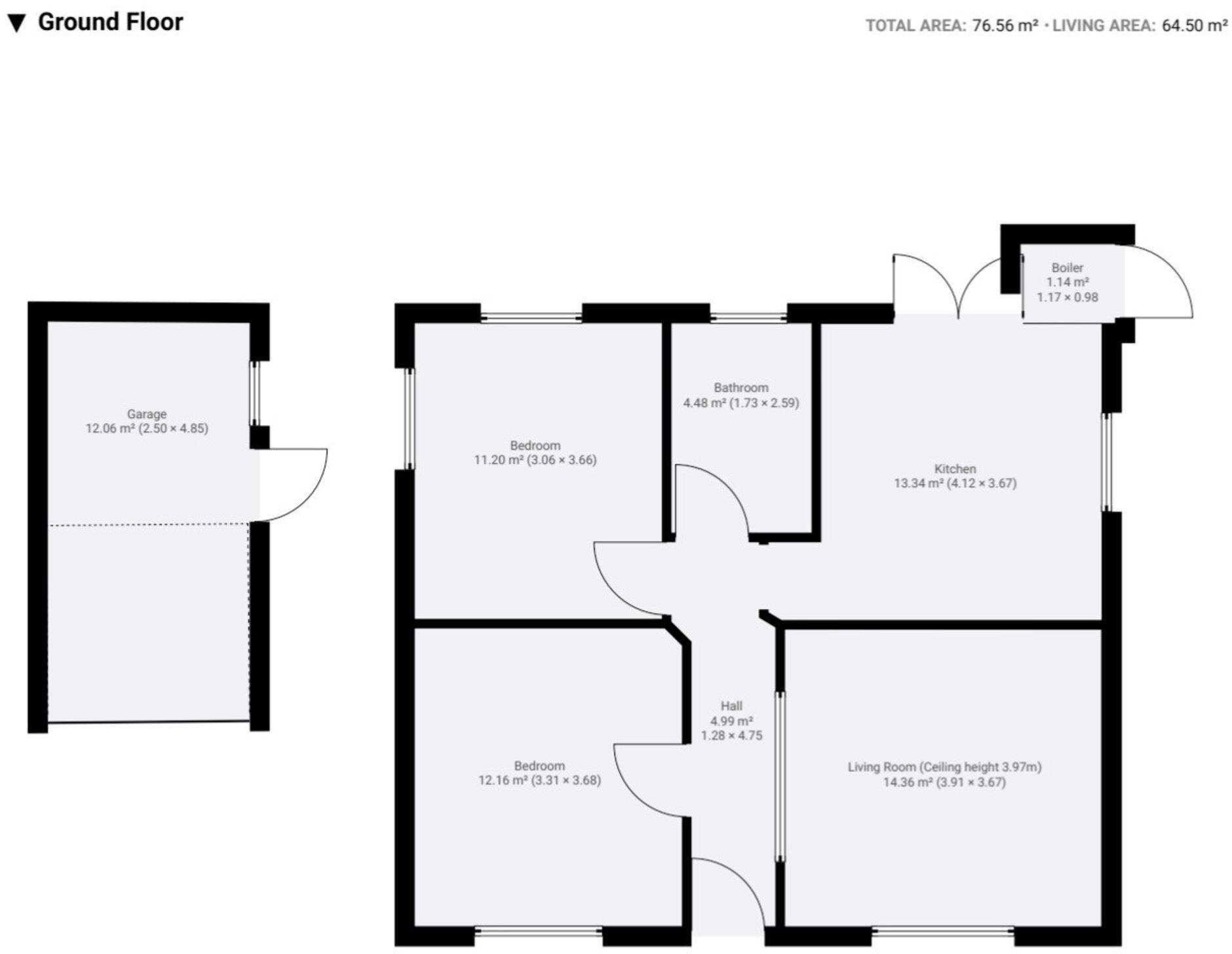 Bulkington Road, Bedworth, CV12 floorplan