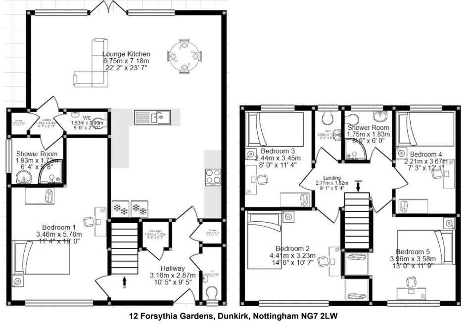 Forsythia Gardens, Dunkirk NG7 floorplan