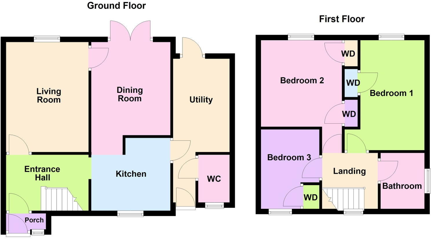 Milton Road, Corby, Northamptonshire, NN17 2NY floorplan