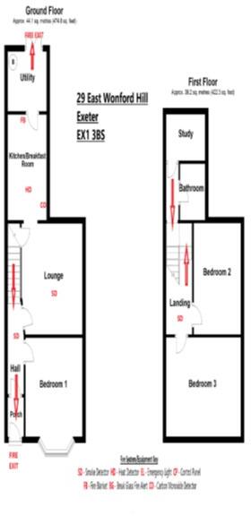 East Wonford Hill, Exeter floorplan