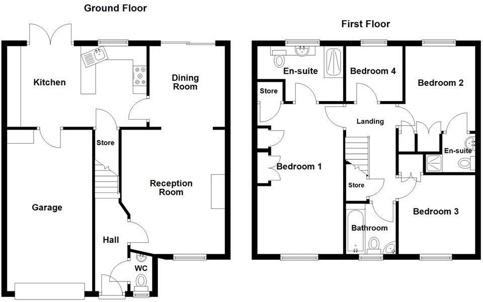 Low Bank, Burnley floorplan