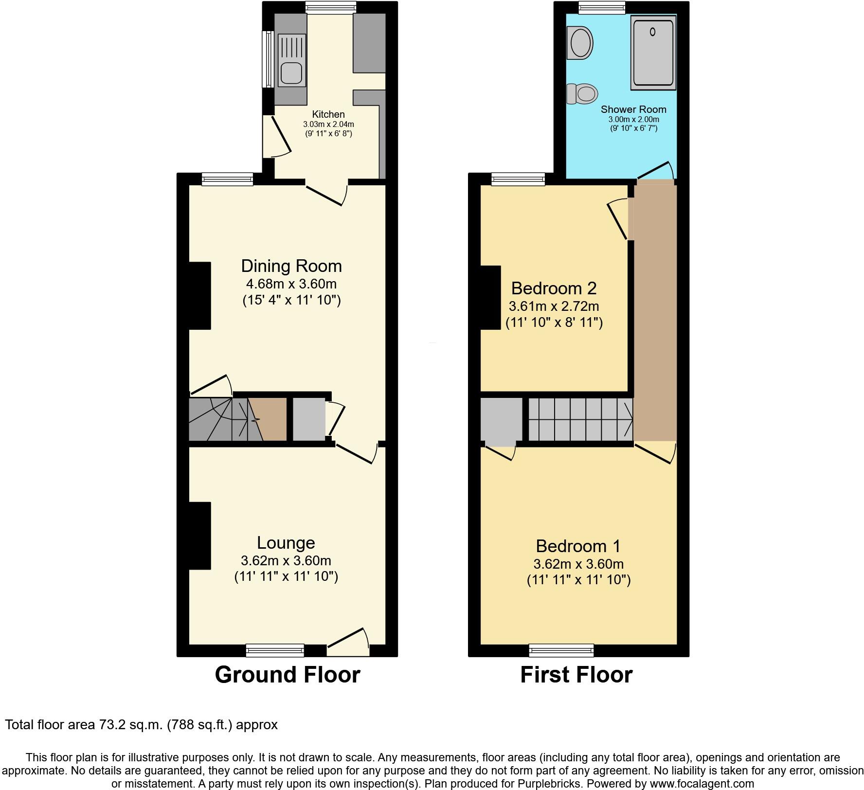 Cairo Street, Nottingham, NG7 floorplan