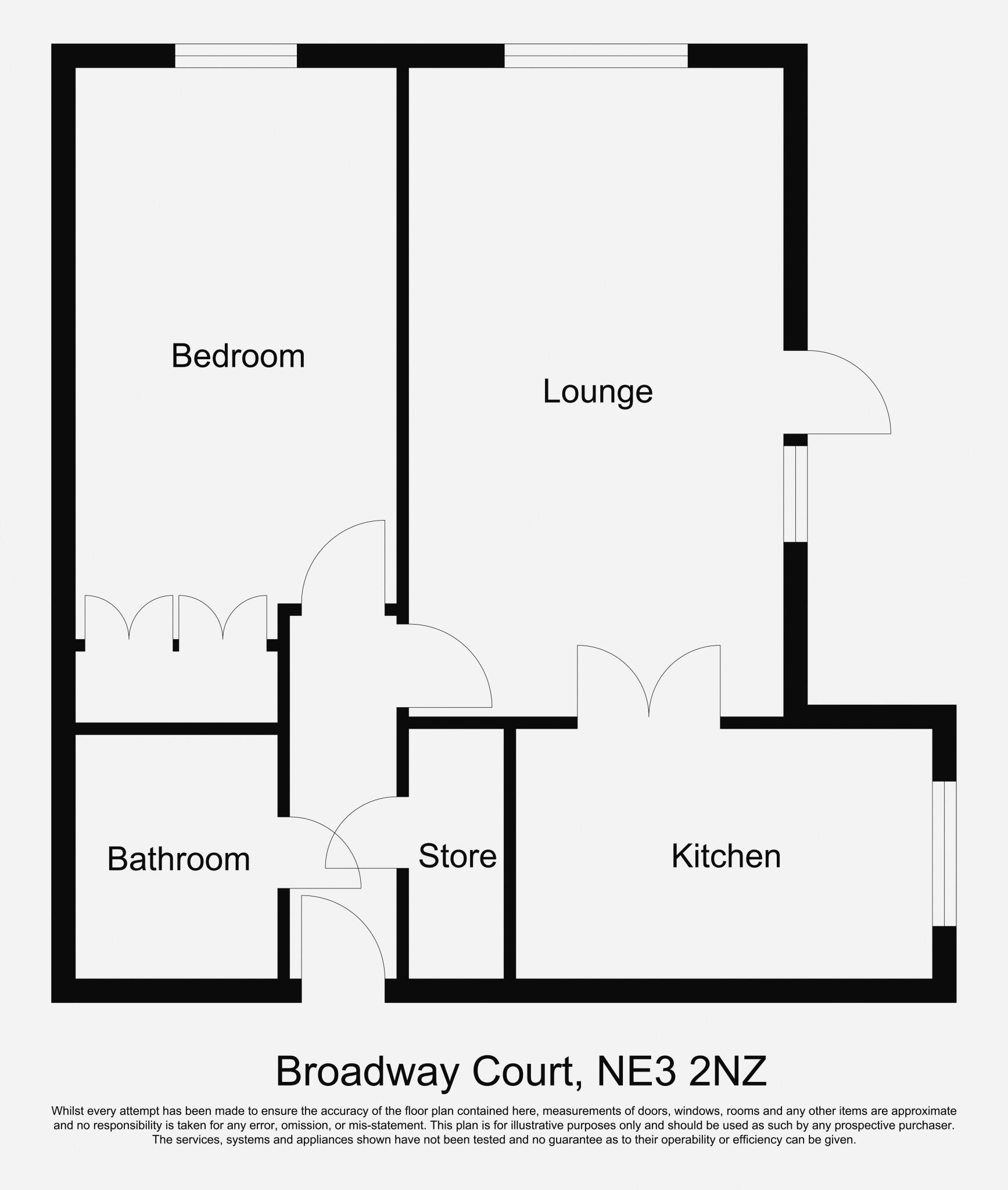 Broadway Court, Highbridge, Newcastle Upon Tyne floorplan